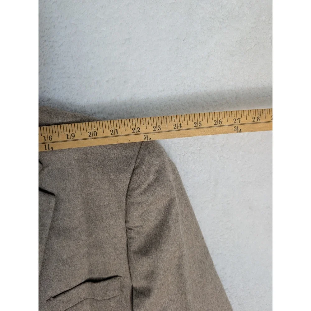 Joseph A Bank blazer 52L Taupe Tan Gray 100% Cashmere‎ Sport coat Single Vent